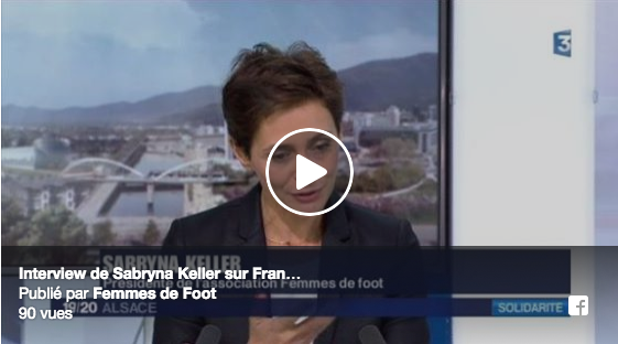 Interview Sabryna Keller France 3 Alsace