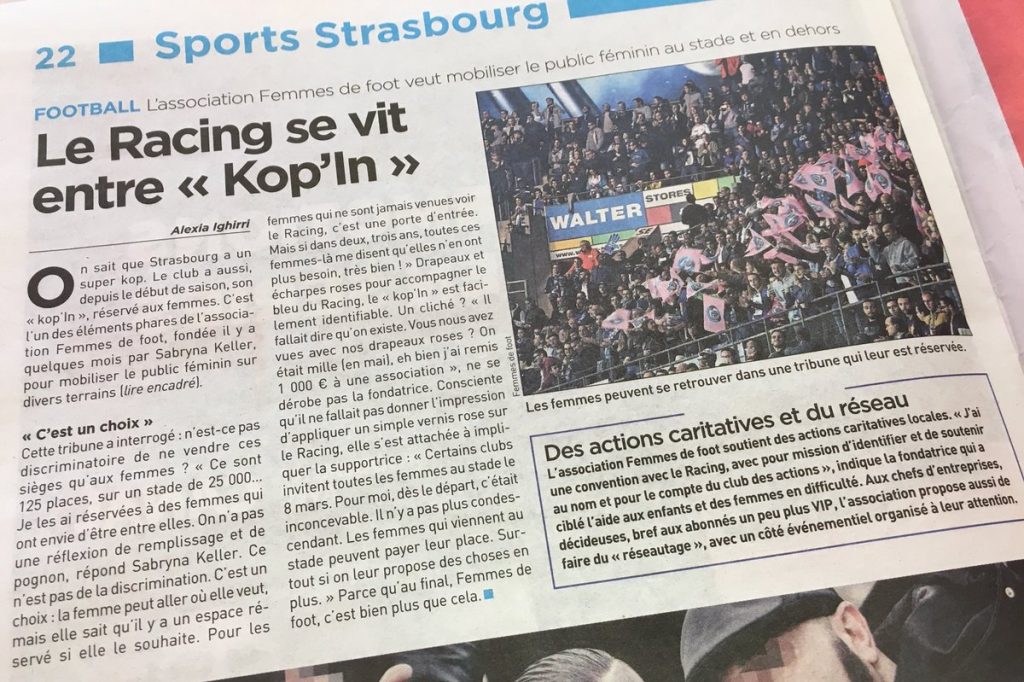 Article 20 Minutes strasbourg Club Kop'In