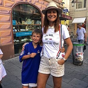 T-shirt Je suis Femmes de Foot