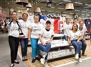 T-shirt Je suis Femmes de Foot Super U
