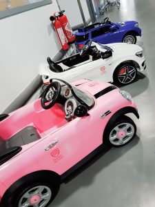voitures aux couleurs du club