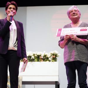 Remise chèque discours Présidente