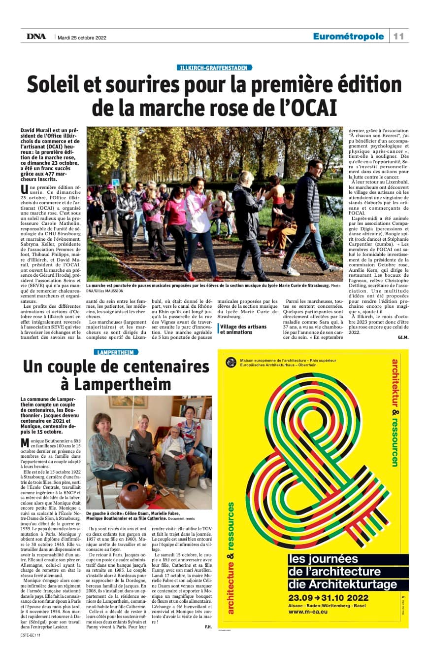 revue de presse DNA marche rose